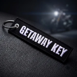 Breloc Brodat - Prestige Flame - Getaway Key Material premium impermeabil, extrem de durabil în timp. Ață de înaltă calitate, rezistentă la intemperii, raze UV, căldură și frecare