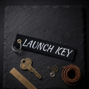 Breloc Brodat - Prestige Flame - Launch Key Material premium impermeabil, extrem de durabil în timp. Ață de înaltă calitate, rezistentă la intemperii, raze UV, căldură și frecare