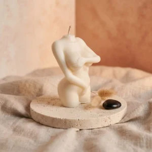 Lumânare parfumată și decorativă Prestige Flame - FEMEIE - Silhouette Collection - 103gr