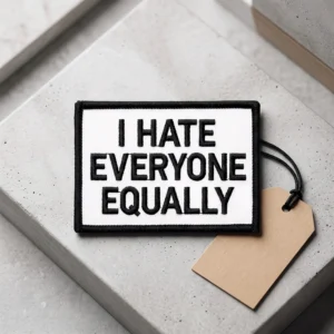 Patch - Prestige Flame - I Hate Material premium impermeabil, extrem de durabil în timp. Ață de înaltă calitate, rezistentă la intemperii, raze UV, căldură și frecare