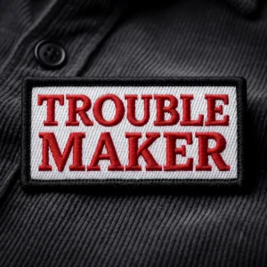Patch - Prestige Flame - Trouble Material premium impermeabil, extrem de durabil în timp. Ață de înaltă calitate, rezistentă la intemperii, raze UV, căldură și frecare