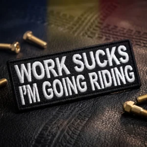 Patch - Prestige Flame - Work Sucks Material premium impermeabil, extrem de durabil în timp. Ață de înaltă calitate, rezistentă la intemperii, raze UV, căldură și frecare